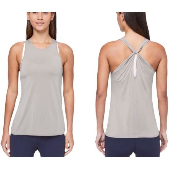 LULULEMON timeless twist tank in dark chrome - Picture 5 of 6